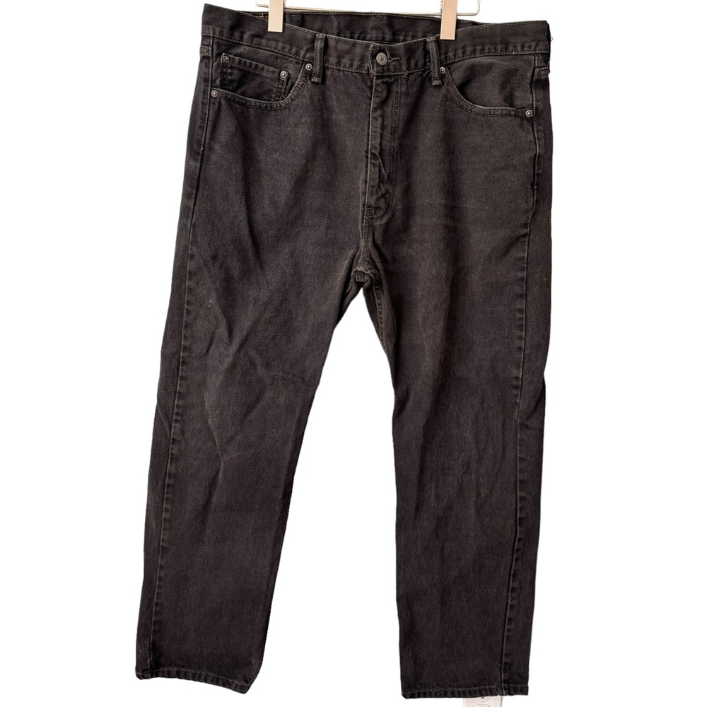 Levi’s Men's 505 Regular Fit Straight Black Jeans. Size 40x32